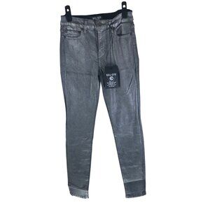 Kill City Womens Hi Wire Skinny Jeans Gray Cotton & Spandex Blend 27